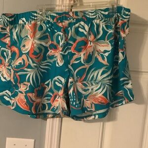 Floral Athletic‎ Shorts for Women